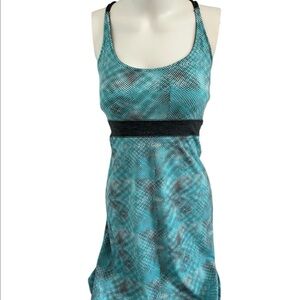 SOYBU Sundress Teal and Black Size XS